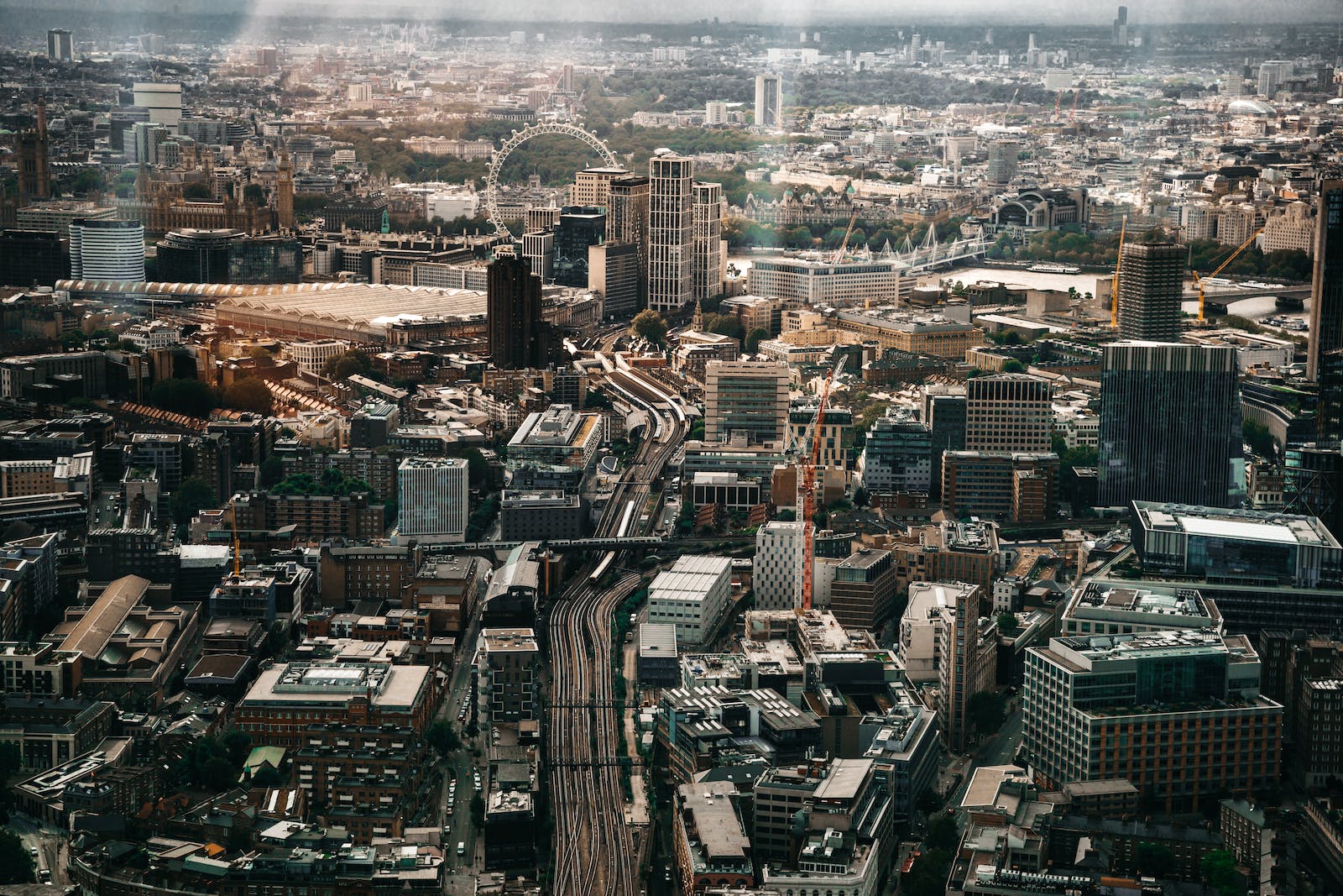 Drone Shot of London